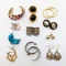 Lot of 11 Pairs of Estate Earrings - Vintage to Modern