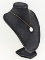 Sterling Silver with Gold plating Necklace and Pendant