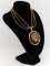 Retro Avon Cross Stitch Necklace