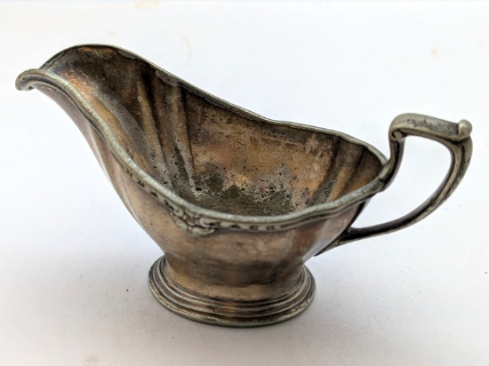 Reed & Barton Silver Soldered sauce boat - OLD