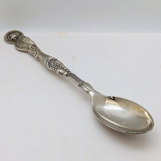 Large Silver Plated Turkey Serving Spoon - NEW