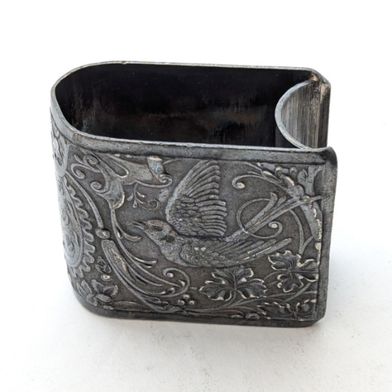 Stunning Napkin Ring with Bird Pattern