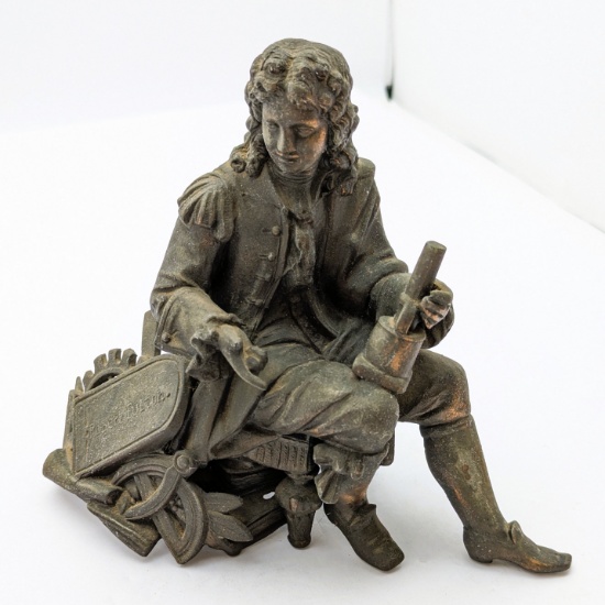 Cast Metal Figurine of Frenchman - Possible Clock Topper