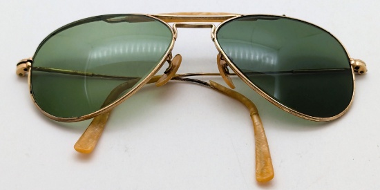 Aviator Style Gold Filled Sunglasses