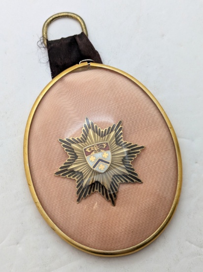 RARE Heraldic Star Medal inside a Case