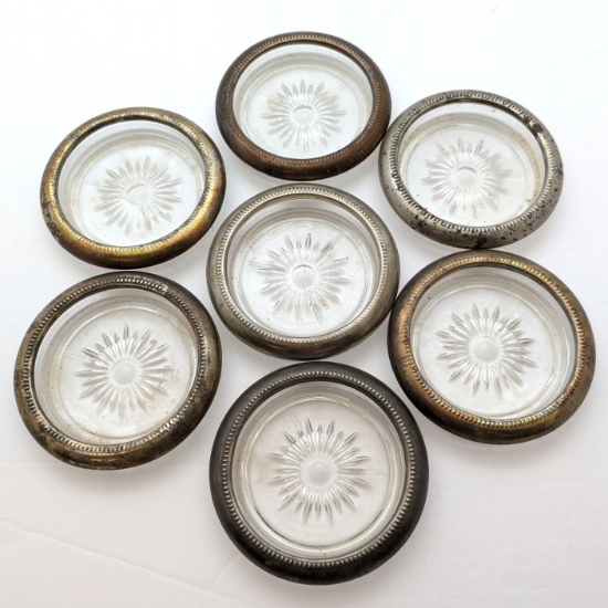 Lot of 7 Coasters - Marked Italy
