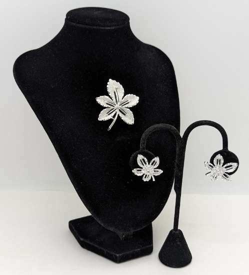 Sarah Coventry Earrings and Brooch Set