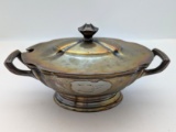 Reed & Barton Silver Soldered Sugar Bowl