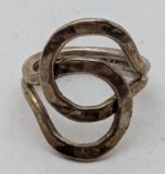 Art Deco Style Sterling Silver 925 Ring - Size 7