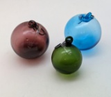 Vintage Hand blown Glass Balls