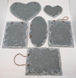 Slate Style Wall Mounts - Hearts, Square, oval etc.