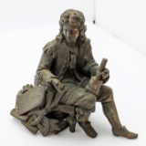 Cast Metal Figurine of Frenchman - Possible Clock Topper