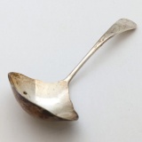 Large Antique Sheffield Ladle Spoon