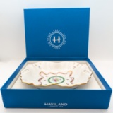 Haviland Limoges Candy Dish - Original Box - Vieux Paris Vert