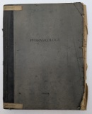 RARE - 1930's Pharmacology Handbook with full notes and Medicine Info