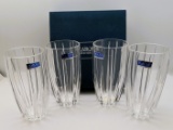 FEATURE - Set of 4 Marquis by Waterford Lead Crystal - Omega Highball - NEW