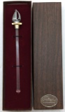 Fort Pewter and glass stirrer - New