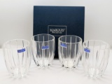 FEATURE - Set of 4 Marquis by Waterford Lead Crystal - Omega Double Old Fashion