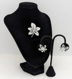 Sarah Coventry Earrings and Brooch Set
