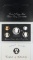 1998 Silver US Mint Proof Set - w/ Silver JFK, Quarter & Dime - COA