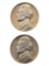 Lot of 2 Jefferson Nickels - 1959, 1960 - Toned