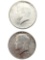 Lot of 2 Silver 1964 John F Kennedy Half Dollars