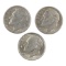 Lot of 3 Silver Roosevelt Dimes - 1961-1964