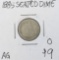 1885 Silver Seated Liberty Dime