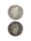 Lot of 2 Silver Barber Dimes - 1898, 1899