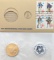 1975 Bicentennial Paul Revere Medal and Stamp Set