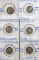 Lot of 6 Silver Mercury Dimes - 1937-1945