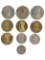 Lot of 10 Ireland Coins - 1947-1998