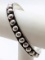 Mexican 925 Sterling Silver Raised Dot Ladies Bangle Bracelet