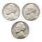 Lot of 3 Jefferson Nickels - 1959-1961
