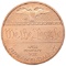 1 Ounce Fine .999 Copper Round - 2nd Amendment