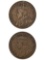 Lot of 2 Canada Cents - 1915, 1918