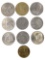 Lot of 10 Mexican Coins - Pesos - 1970-1990