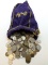 Large Lot of Foreign Coins in Crown Royal Bag