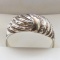 Sterling Silver ISC Domed Ladies Ring
