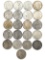 Lot of 21 Morgan Silver Dollars - 1878-1899