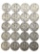 Lot of 20 Silver Walking Liberty Half Dollars - 1941(19), 1941-D(1)