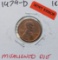 ERROR 1979-D Lincoln Cent - Misaligned Die error