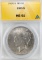 ANACS 1925 MS61 Silver Peace Dollar