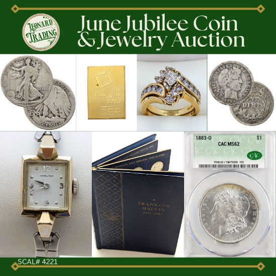 June Jubilee Coin & Jewelry Auction