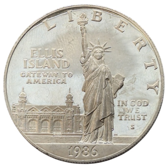 Commemorative Silver Round - 1986-S Statue of Liberty $1