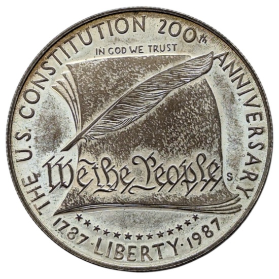 Commemorative Silver Round - 1987-S Constitution $1