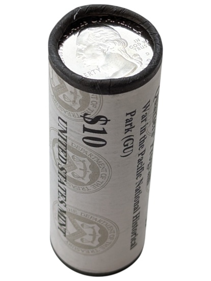 Roll of 40 - 2019-D America the Beautiful Quarter - War in the Pacific