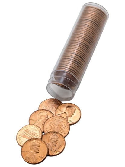 Roll of 50 - 1968-S Lincoln Cents