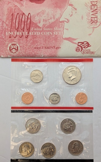 1999 US Mint Uncirculated Coin Set