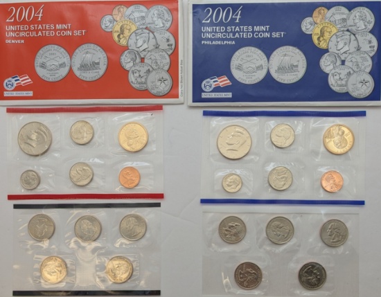 2004 US Mint Uncirculated Coin Set